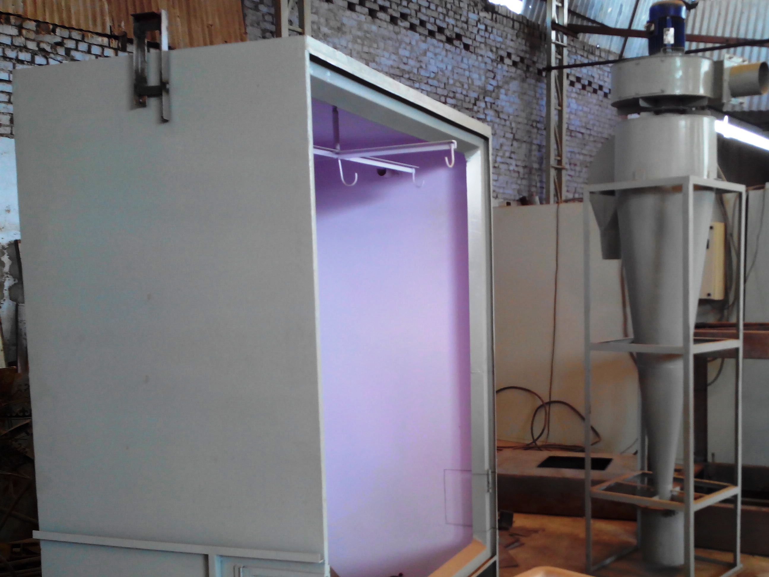 Booth for Liquid spray coating & powder coating Rushi Engineers